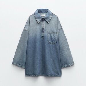 Zara denim TRF dress